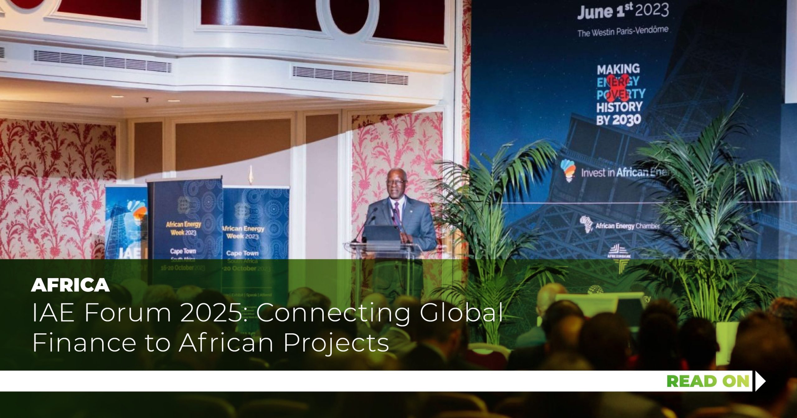 IAE Forum 2025 Connecting Global Finance to African Projects