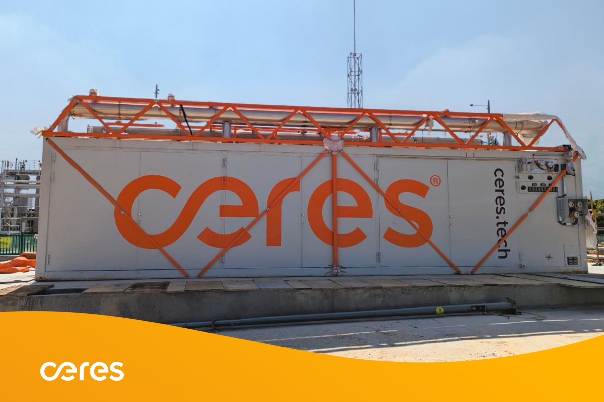 Ceres MW Scale Electrolyser Project Produces First Hydrogen Ceres MW Scale Electrolyser Project Produces First Hydrogen