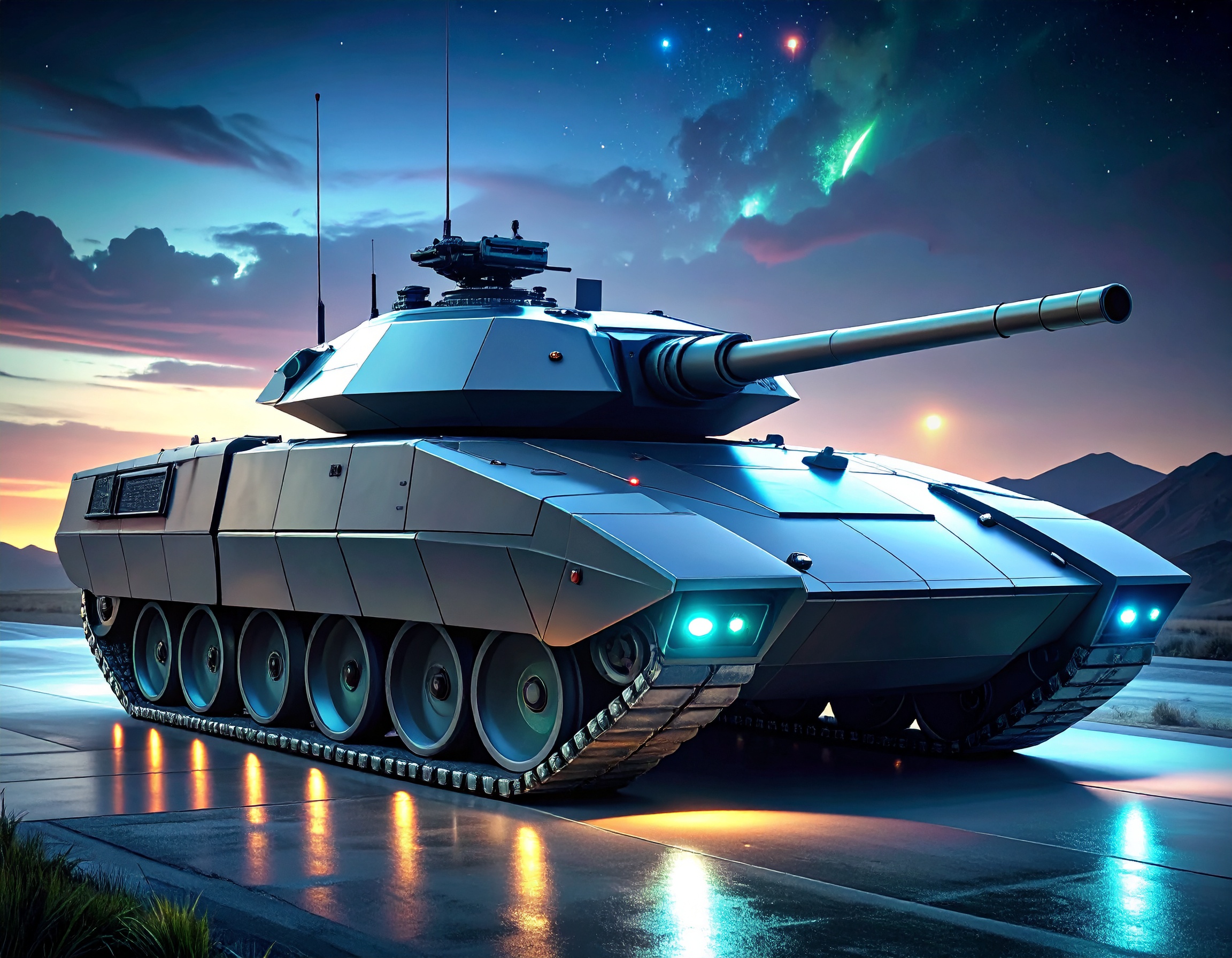 South Korea Unveils Next-Generation Hydrogen-Powered Stealth Tank Concept